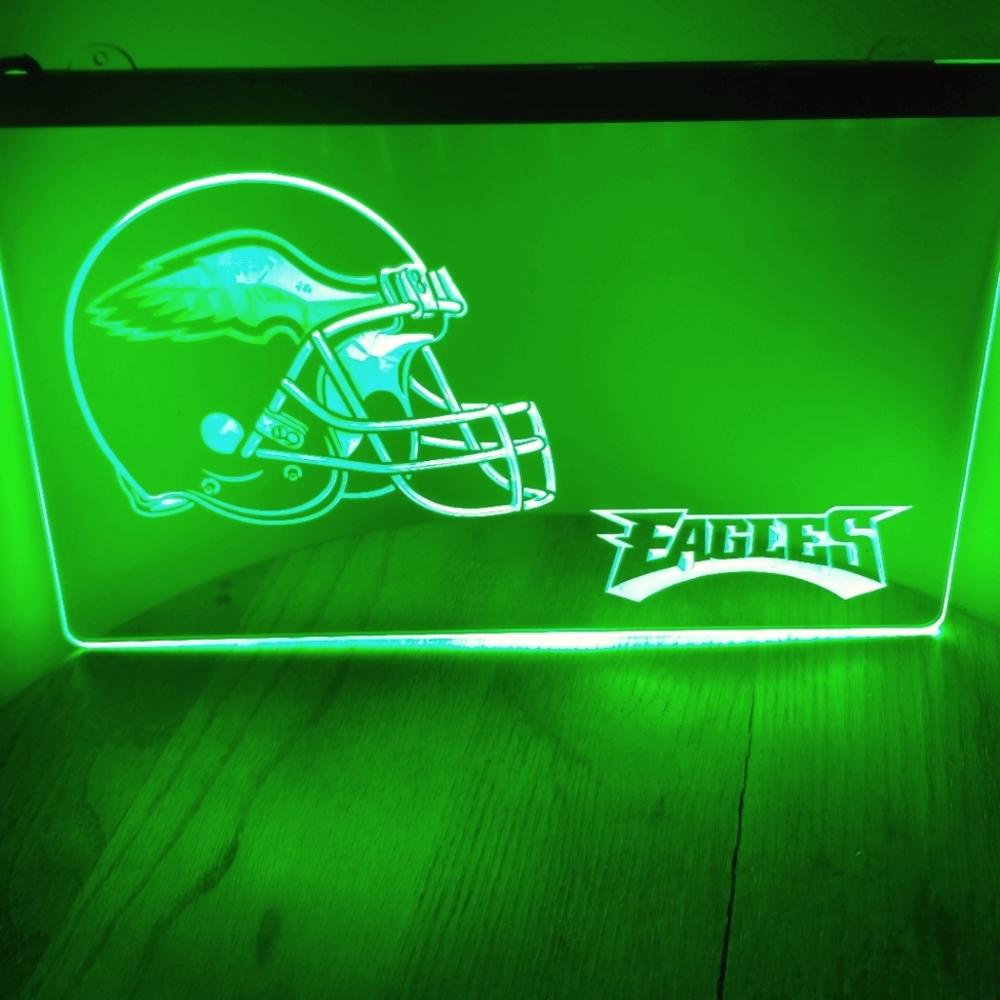 Eagles NFL LED light sign 9x12 new mancave present